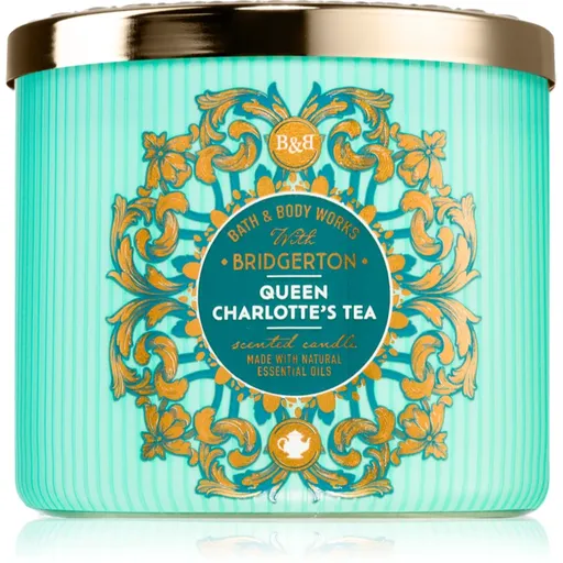 Bath & Body Works Bridgerton Queen Charlotte's Tea lumânare parfumată 411 g