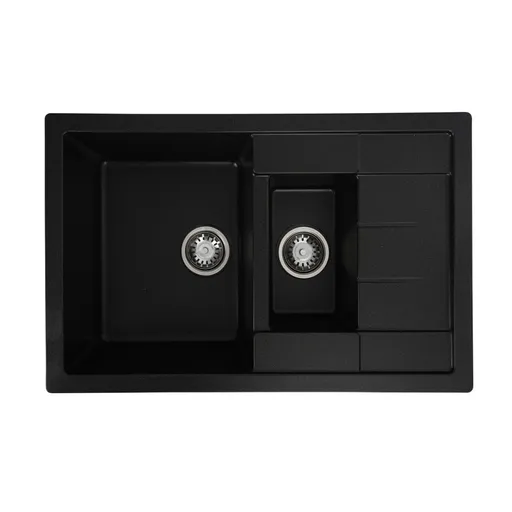 Chiuveta de Bucatarie Elefant Premium Toskana Negru Metalic 775x495 mm