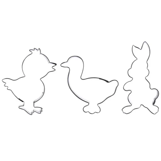 Forme de prăjituri de Paște, set 3 buc