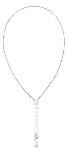 Calvin Klein Colier modern din oțel cu închidere glisantă Sculptured Drops 35000086