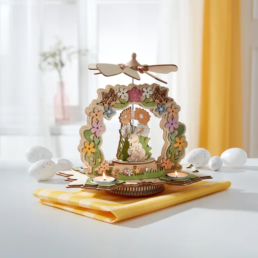 Suport lumânare LED Piramidă de Paște