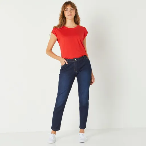 Blugi pentru mame, denim elastic