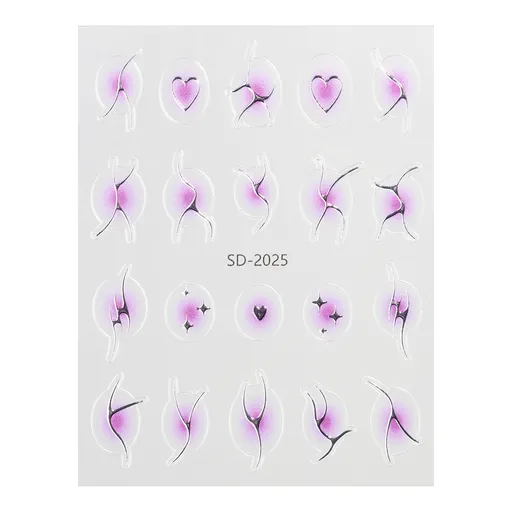 Abtibild unghii 3D Oranjollie SD-2025