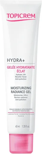 Topicrem Gel facial răcoritor HYDRA+ (Moisturizing Radiance Gel) 40 ml