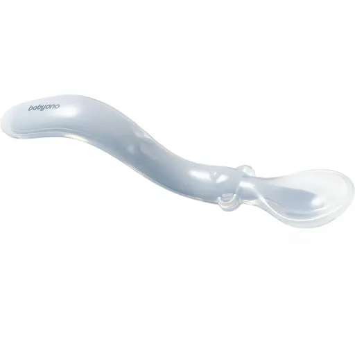 BabyOno Silicone Spoon 6m+ linguriță pentru copii Blue 1 buc