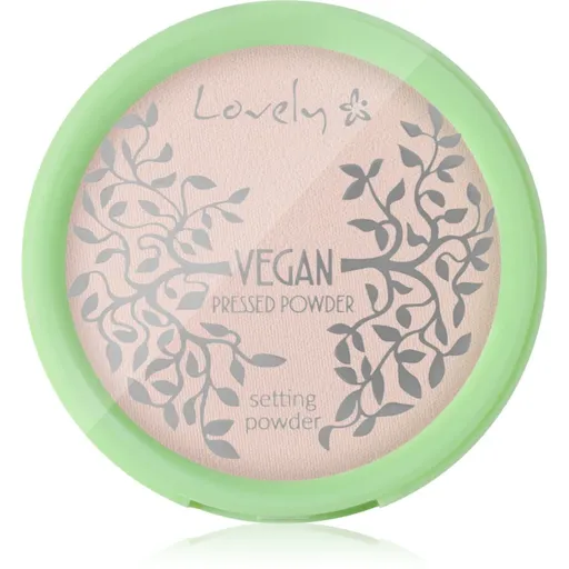 Lovely Vegan Pressed Powder pudră transparentă compactă 8 g