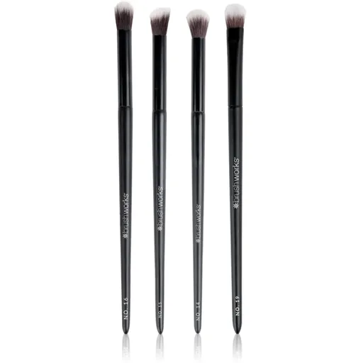 Brushworks Eye Blending Set set de pensule pentru machiajul ochilor