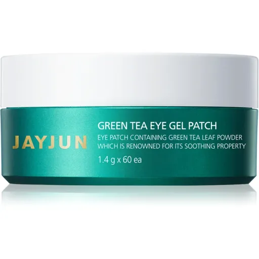 Jayjun Eye Gel Patch Green Tea masca hidrogel pentru ochi pentru luminozitate si hidratare 60x1.4 g