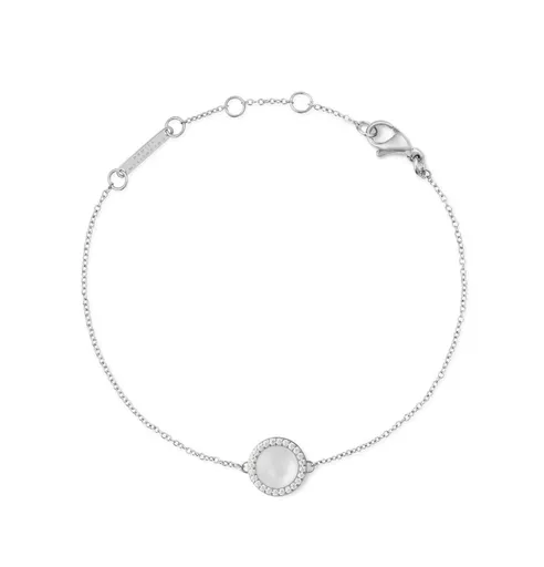 Daniel Wellington Brățară fină cu sidef și cristale Audrey DW00401435