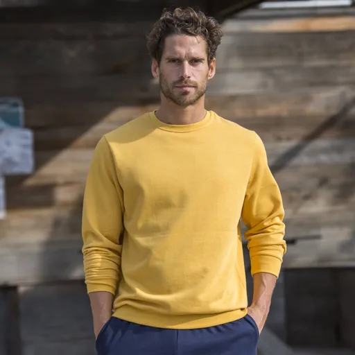 Hanorac cu gât rotund din molton periat