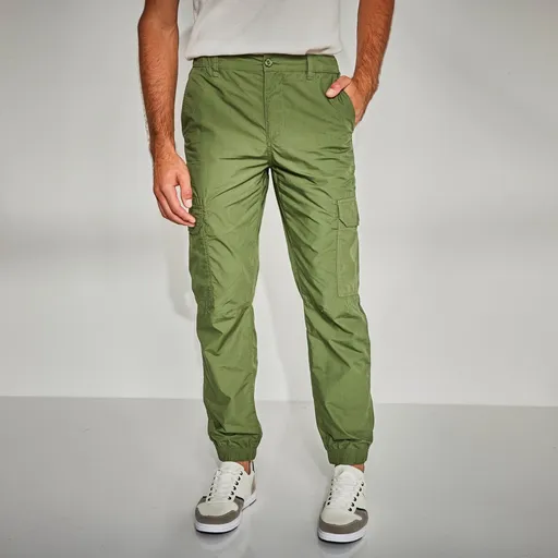 Pantaloni cu buzunare, poplin