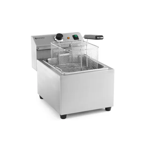 Friteuza electrica profesionala, Hendi Mastercook 8 lt, 3500W, temperatura reglabila pana la 195 gr C
