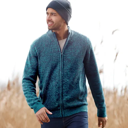 Pulover cu guler înalt și căptușeală din fleece