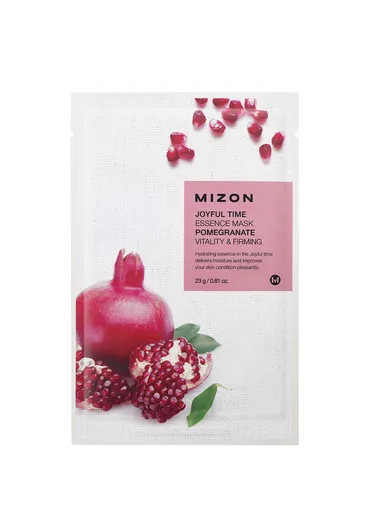 Mizon Mască 3D cu rodie pentru vitalitatea și fermitatea pielii Joyful Time (Essence Mask Pomegranate) 23 g