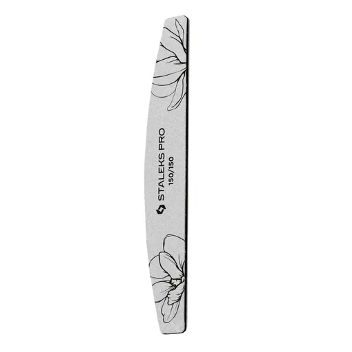 STALEKS Pilă minerală de unghii Expert 40 150/150 (Crescent Mineral Nail File) 25 buc
