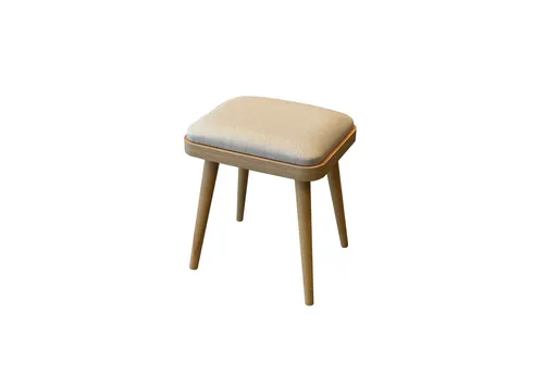 Set scaune (2 piese), Hanah Home, Vina Mini 1005, Stejar / Crem