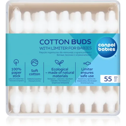 Canpol babies Hygiene bețișoare din bumbac pentru copii 56 buc