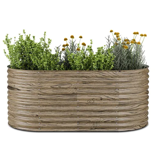 Blumfeldt High Grow ghiveci, 1169 L, Ergonomic, Rezistent la intemperii, Bază deschisă