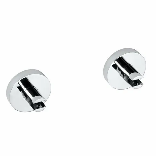 SAPHO XR009 X-Round suporturi pentru rafturi dinsticlă 8 mm, argintiu
