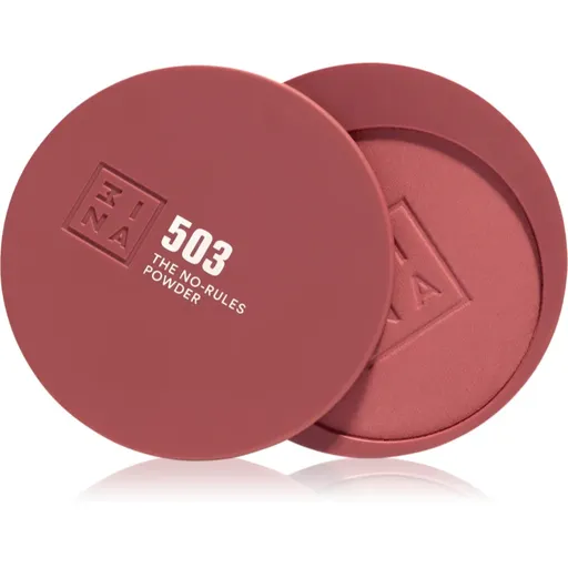 3INA The No-Rules Powder machiaj multifuncțional pentru ochi, buze și față culoare 503 - Nude pink, matte 8 g