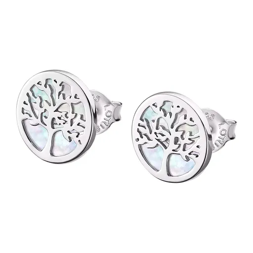 Lotus Silver Cercei frumoși argintii pentru femei Pomul vieții LP1821-4 / 1