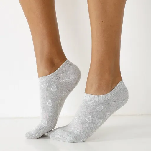 Set de 4 perechi de șosete joase cu motiv asortat