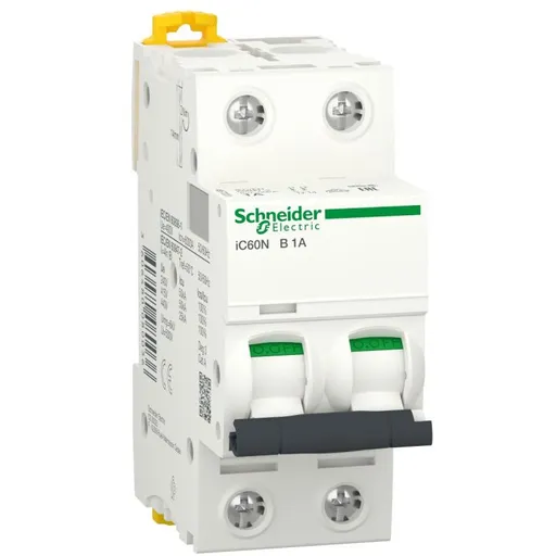 Siguranta automata Acti9 Ic60N 2P 1A 6kA curba B A9F73201