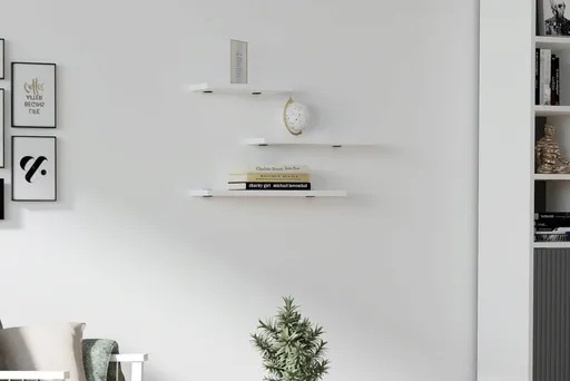 Raft de perete, Hanah Home, Leila, Alb