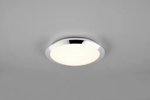 Plafoniera Umberto, TRIO, 29x8 cm, 12W, 1x SMD, plastic, argintiu