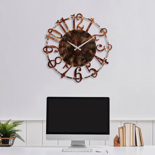 Ceas de perete, Metal Wall Clock 15, ø48 cm, Multicolor
