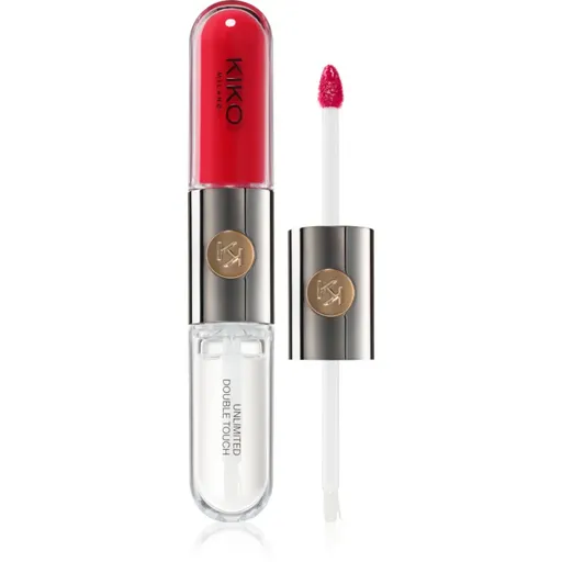KIKO Milano Unlimited Double Touch Ruj de buze lichid, de lunga durata culoare 109 Strawberry Red 6 ml