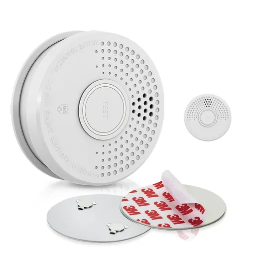 SHD by oneConcept DOF39 Detector de fum cu suport magnetic Magnetic Mount în set