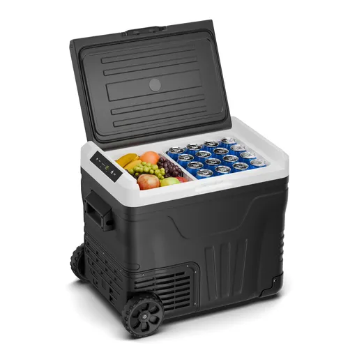 Klarstein PolarForce 50L răcitor cu compresor| Panou LCD, iluminat, off-road, protecție baterie, 12V/230V
