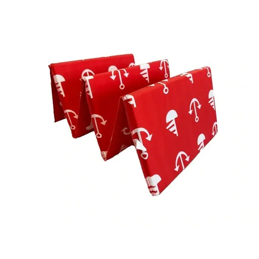 Șezlong de plajă Anchor roșu , 180 x 50 cm, roșu