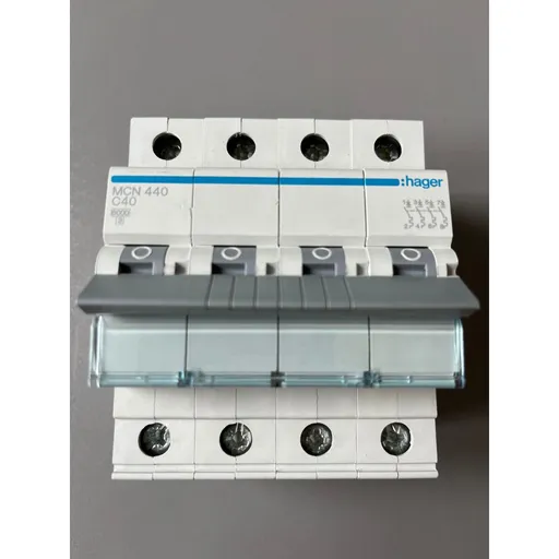Siguranta automata 4P, 40A, 6kA, curba C Hager MCN440