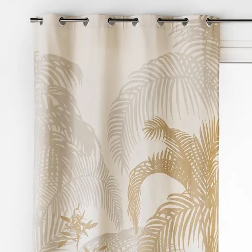 Perdea cu imprimeu tropical