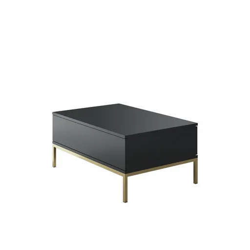 Măsuță de cafea Lord Anthracite and Gold, antracit