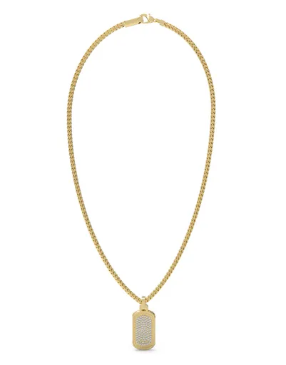 Guess Colier din oțel placat cu aur pentru bărbați Sailor Knot JUMN05017JWSTBKT/U