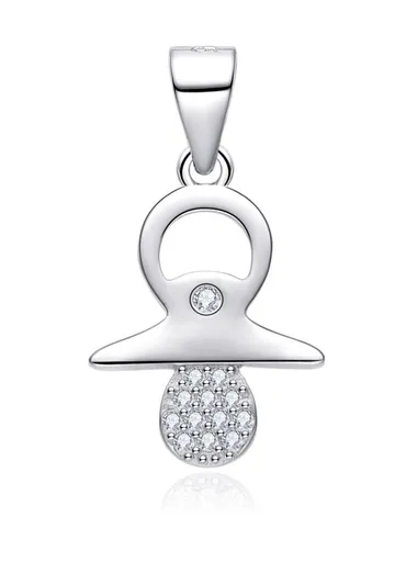 MOISS Pandantiv din argint Suzetă cu zirconiu cubic P0000792