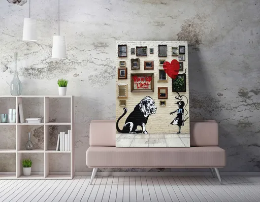 Tablou decorativ, WY119 (70 x 100), Canvas imprimat, Multicolor