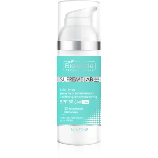 Bielenda Professional Supremelab Skin Tone crema de zi impotriva petelor pigmentare SPF 50 50 ml