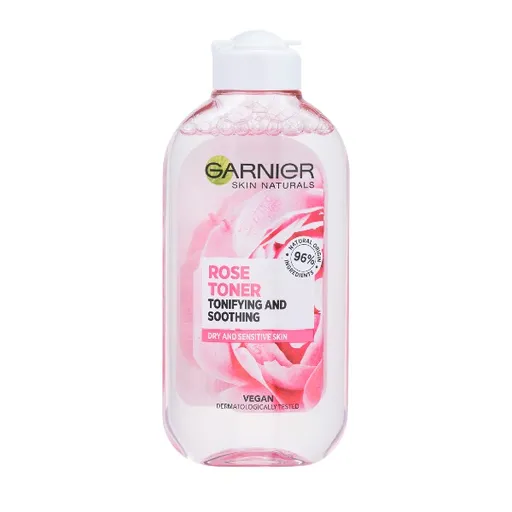 Garnier Apă micelară pentru piele uscata și sensibila Rose Toner (Tonifying and Soothing Water) 200 ml