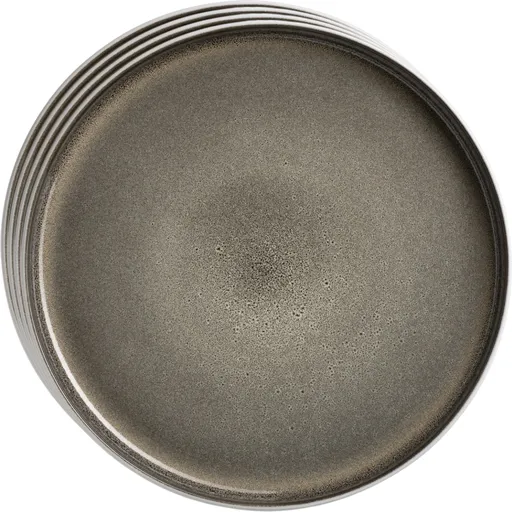Set de farfurii plate Mäser Lunaria Brown 26 cm, 4 bucăți, maro