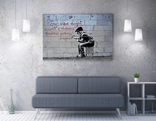 Tablou decorativ, WY03 (50 x 70), Canvas imprimat, Multicolor