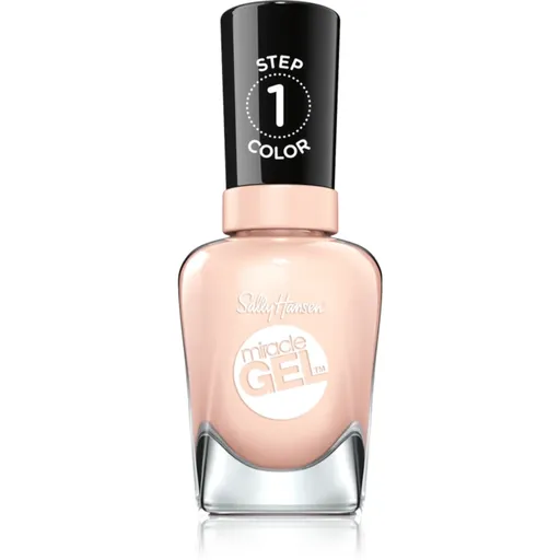 Sally Hansen Miracle Gel™ gel de unghii fara utilizarea UV sau lampa LED culoare 187 Sheer Happiness 14.7 ml