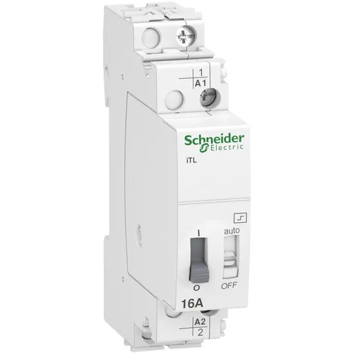 Teleruptor Itl, 1P, 1NO, 16A, bobina 110 Vcc, 230, 240 Vca 50/60Hz Schneider A9C30811