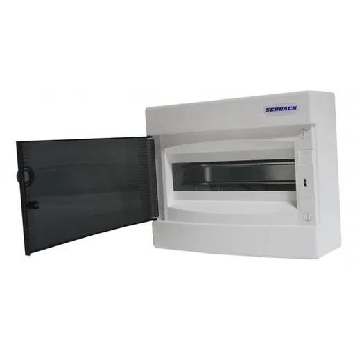 Tablou electric Schrack TOPO BK080101--, 12 module, aparent, IP40, 236x287x112 mm, plastic, alb