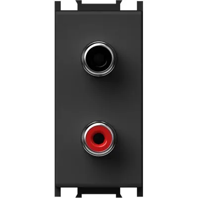 Modul Priza audio 2P RCA 1M ne, TEM Modul TEM-KM22SB-B