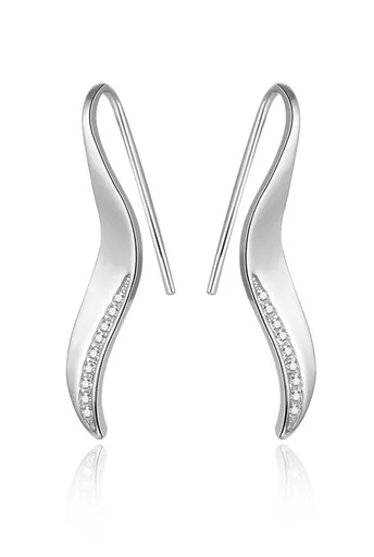 Beneto Cercei din argint cu zirconiu AGUV1966