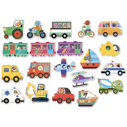 Vilac Magnets magneți Traffic 3y+ 20 buc